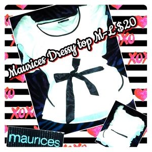 Dressy top from Maurices.